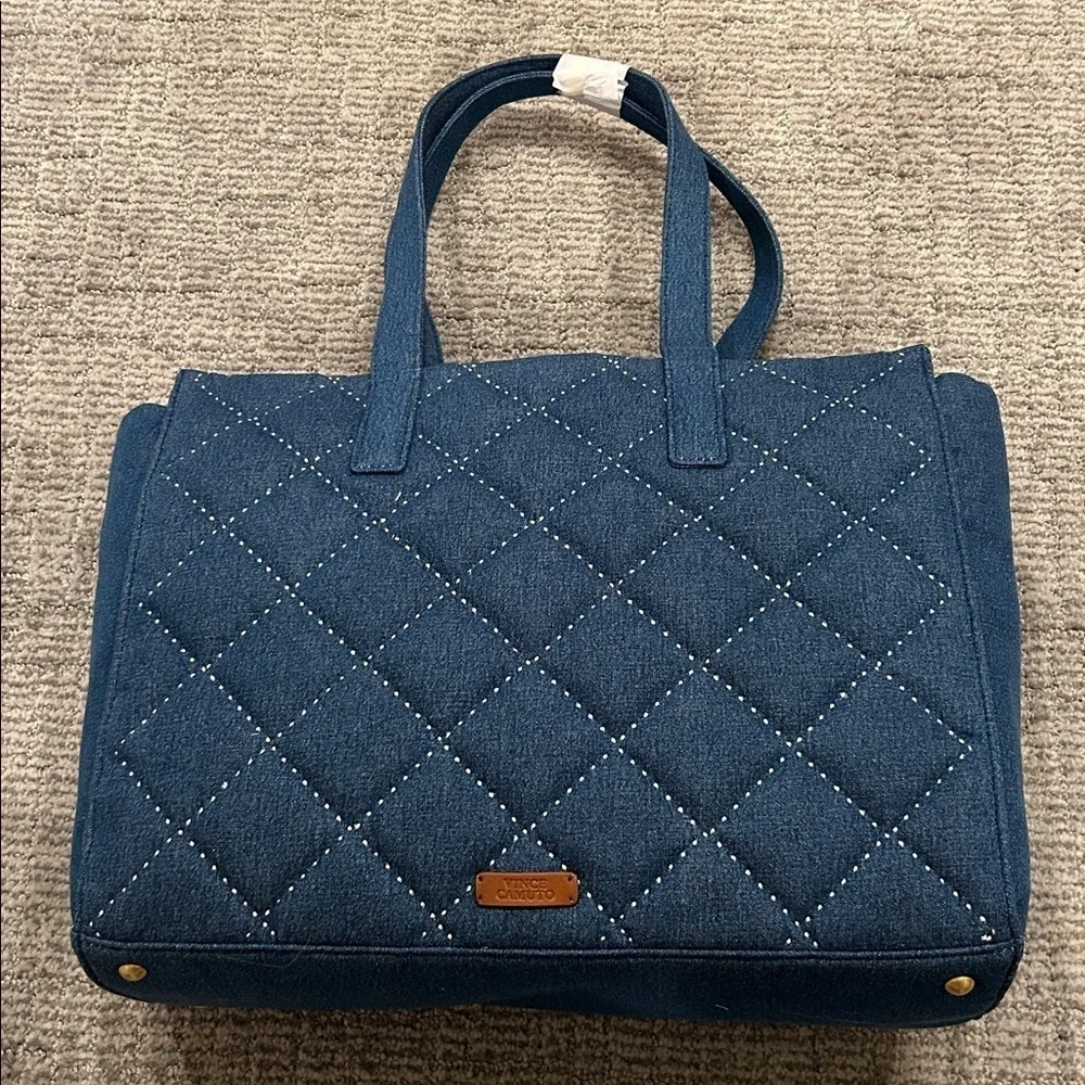 Vince Camuto Barry Denim Tote Bag